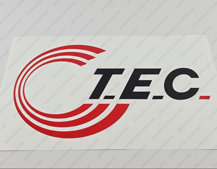 TEC Logo V1 35cm Camper Caravan Decal Sticker